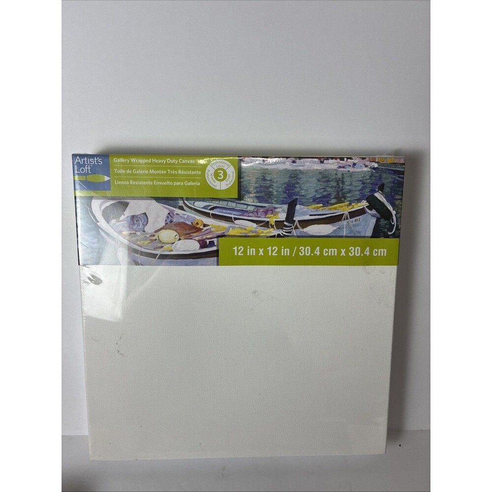 BRAND NEW Gallery Wrapped Heavy Duty Canvas Level 3 by Artist's Loft 12" x 16"